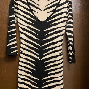 Black and Tan cocktail dress